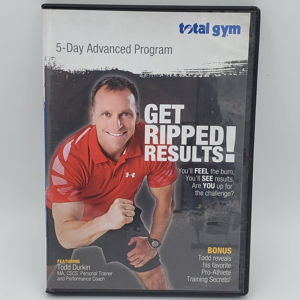 Total Gym Advanced Program GET RIPPED RESULTS Featuring Todd Durkin DVD